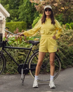 Sweat Shorts Loopback Yellow Lemon