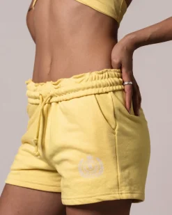 Sweat Shorts Loopback Yellow Lemon