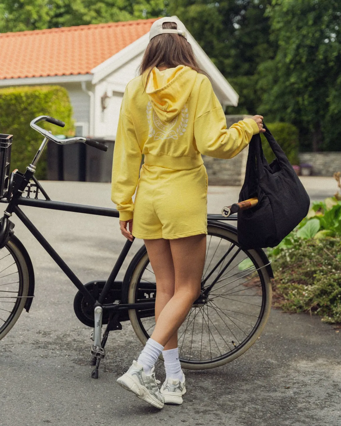 Sweat Shorts Loopback Yellow Lemon