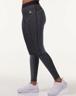 Swift Tech Rib Tights Black/White