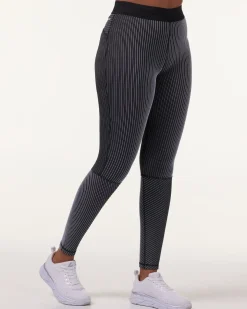 Swift Tech Rib Tights Black/White