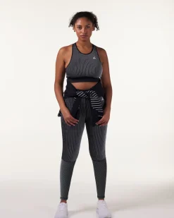 Swift Tech Rib Tights Black/White