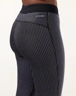 Swift Tech Rib Tights Black/White