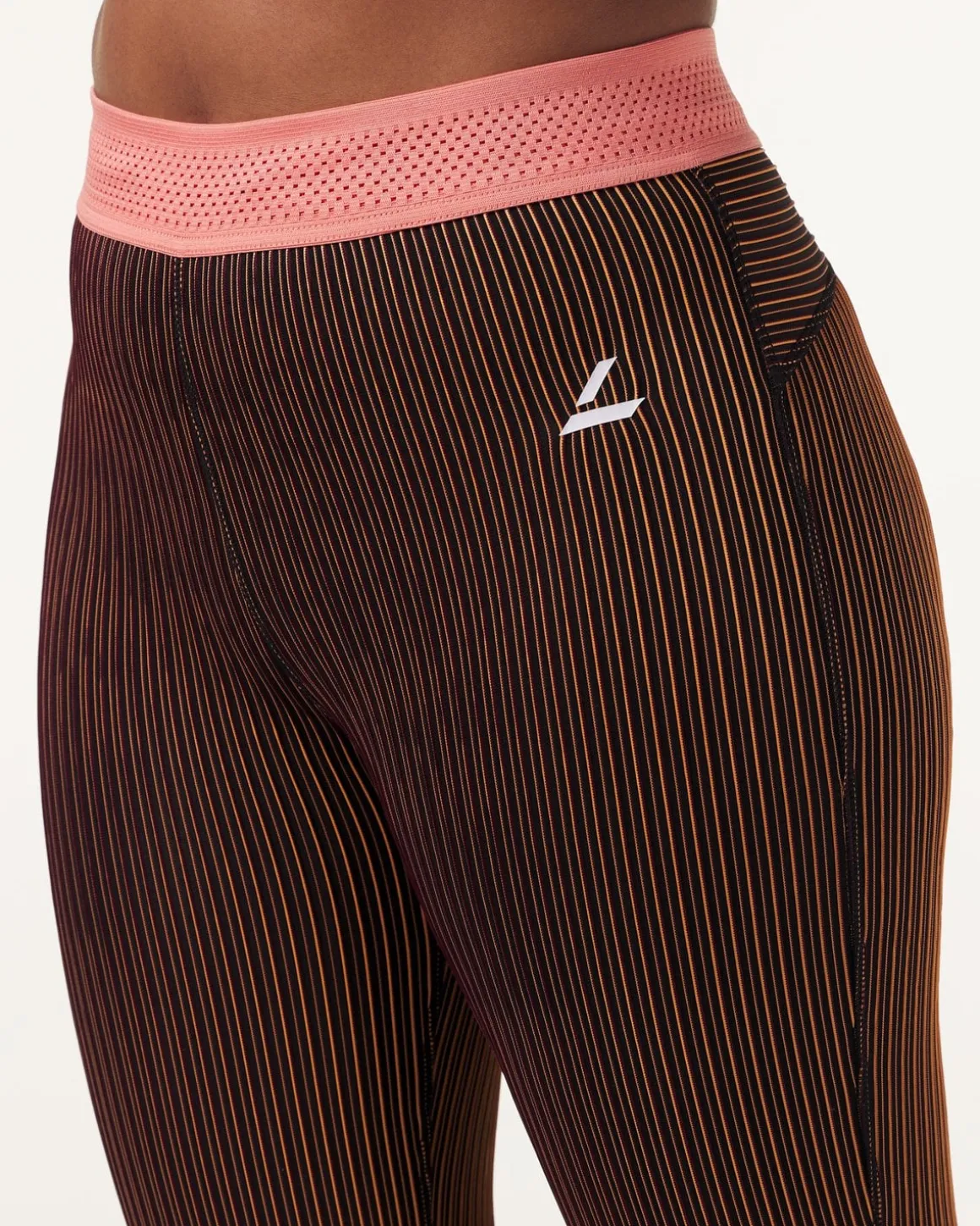 Swift Tech Rib Tights Peach+Black 2-PACK