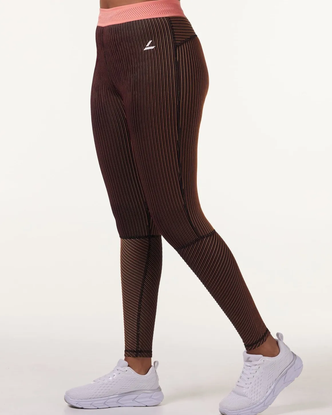 Swift Tech Rib Tights Peach+Black 2-PACK
