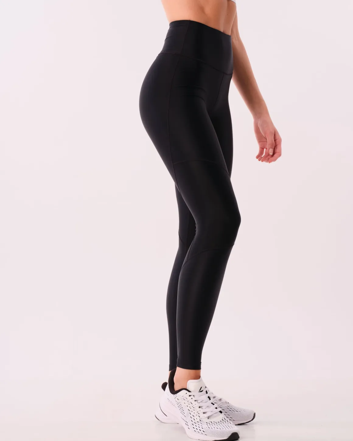 Tech Comp Tights Black Reflective