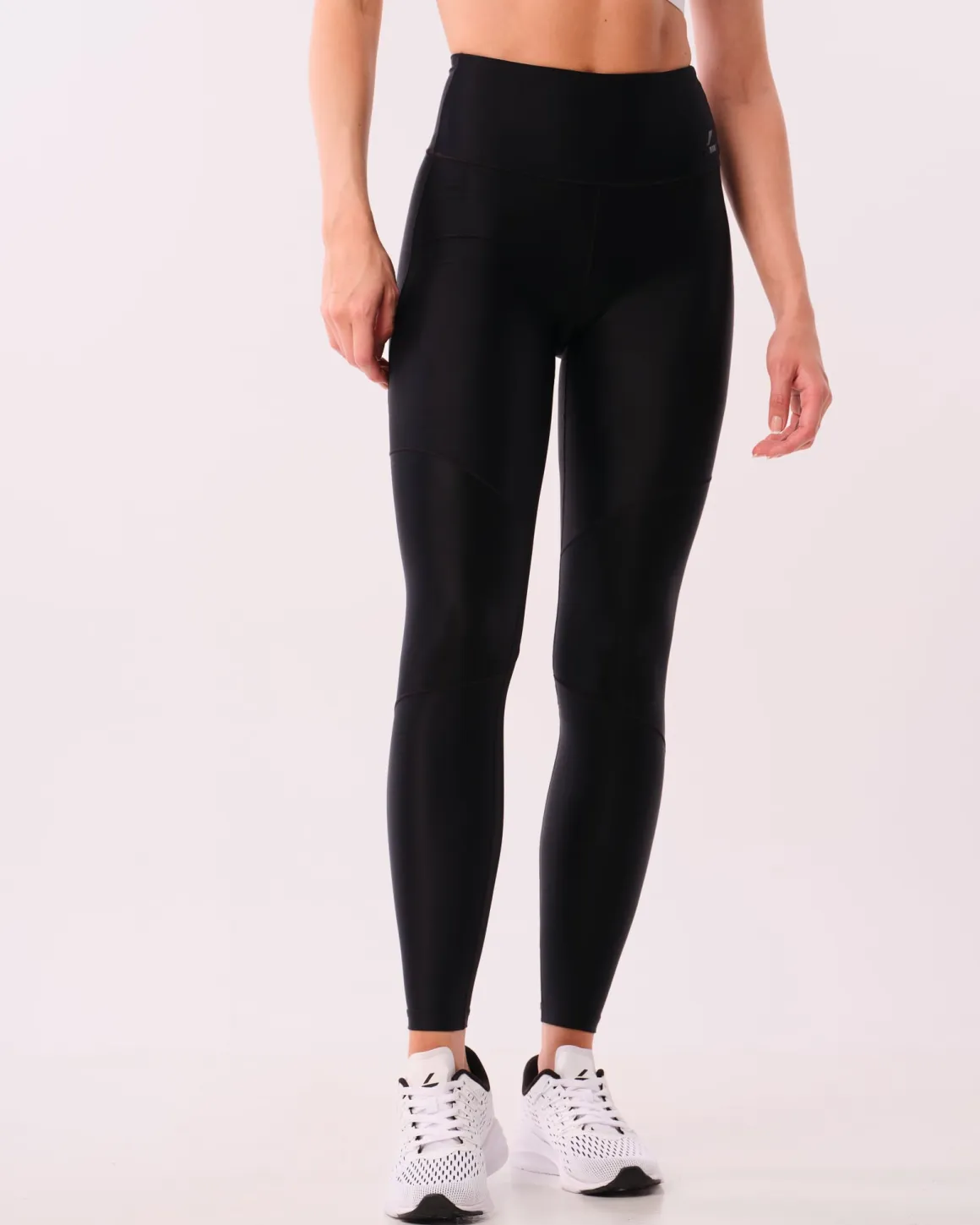 Tech Comp Tights Black Reflective