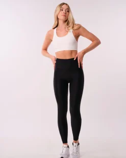 Tech Comp Tights Black Reflective