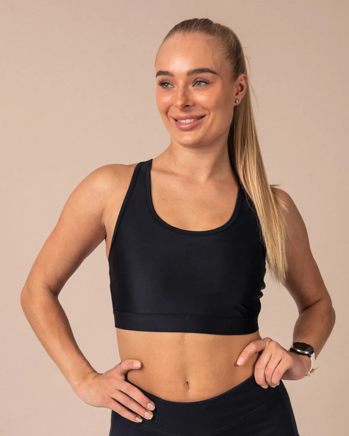 Tech High Support Bra Black