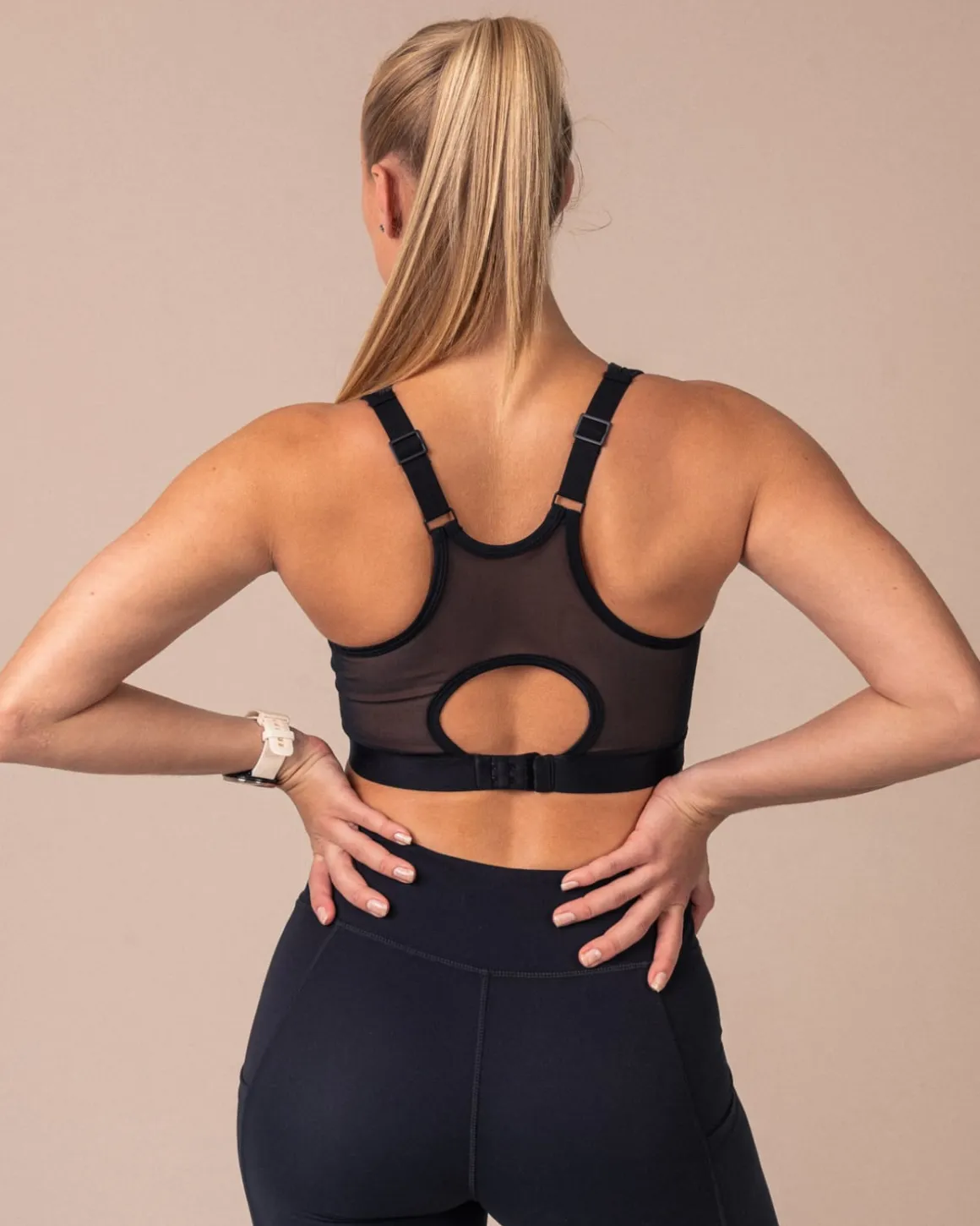 Tech High Support Bra Black
