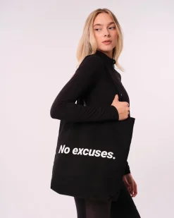 Tights.no No Excuses Tote Black – One Size