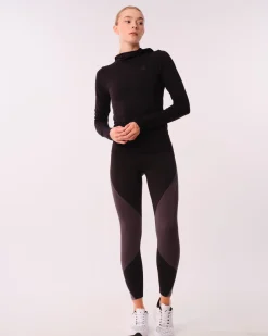 Trail Seamless Running Hood Black Reflective