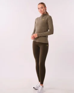 Trail Seamless Running Hood Dusty Olive
