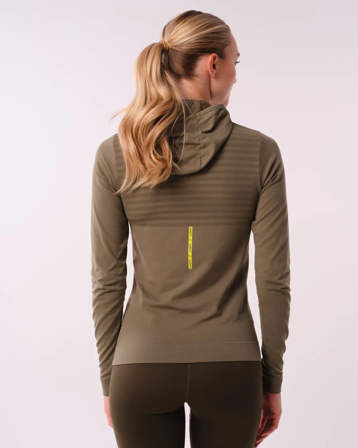 Trail Seamless Running Hood Dusty Olive