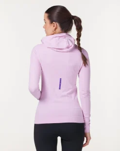 Trail Seamless Running Hood Pearl Lilac