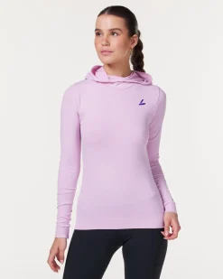 Trail Seamless Running Hood Pearl Lilac
