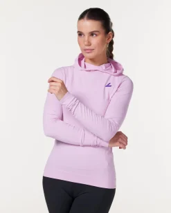 Trail Seamless Running Hood Pearl Lilac