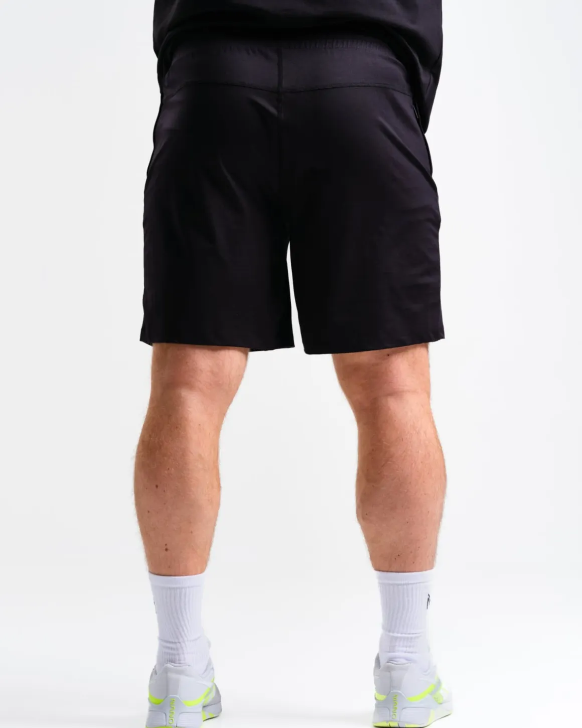T-Shirt M + Jersey Shorts M Black SET