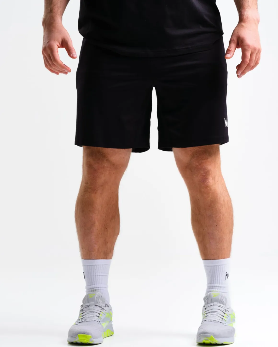 T-Shirt M + Jersey Shorts M Black SET