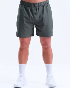 T-Shirt M + Woven Shorts M Urban Green SET