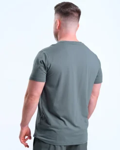 T-Shirt M + Woven Shorts M Urban Green SET