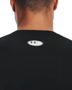 UA HG Armour Comp LS Black