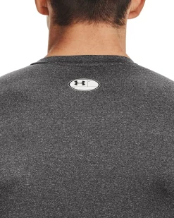 UA HG Armour Comp LS Carbon Heather