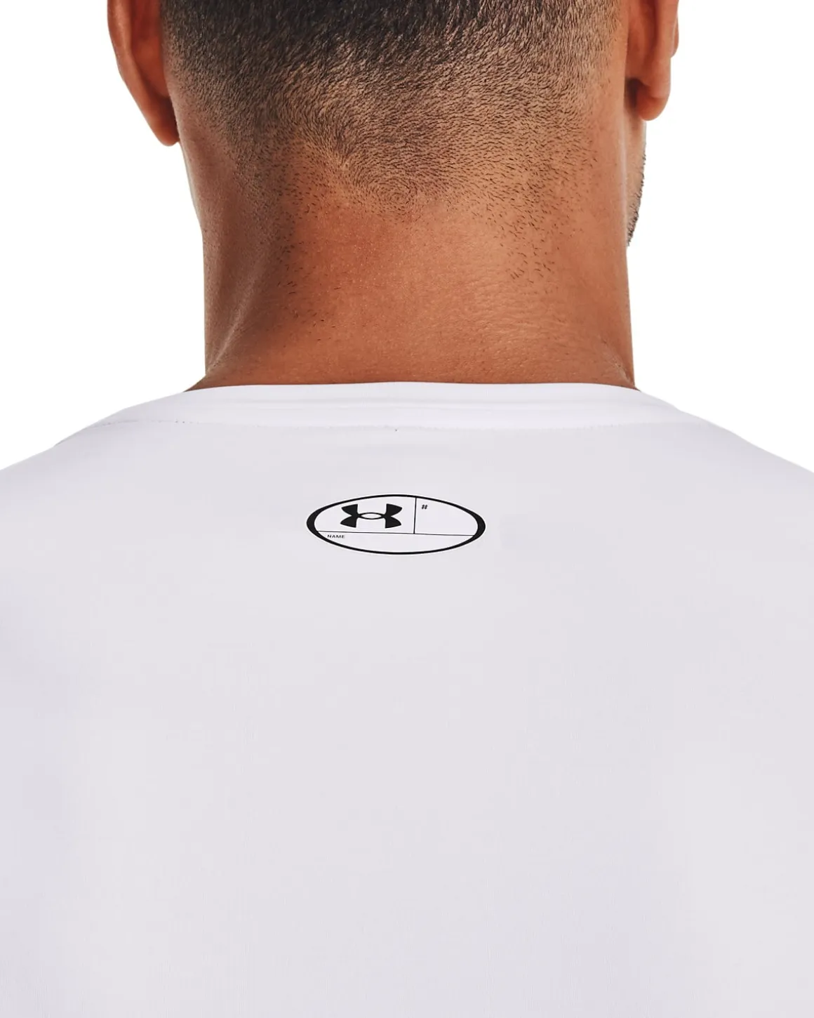 UA HG Armour Fitted LS White