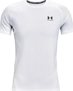 UA HG Armour Fitted SS White