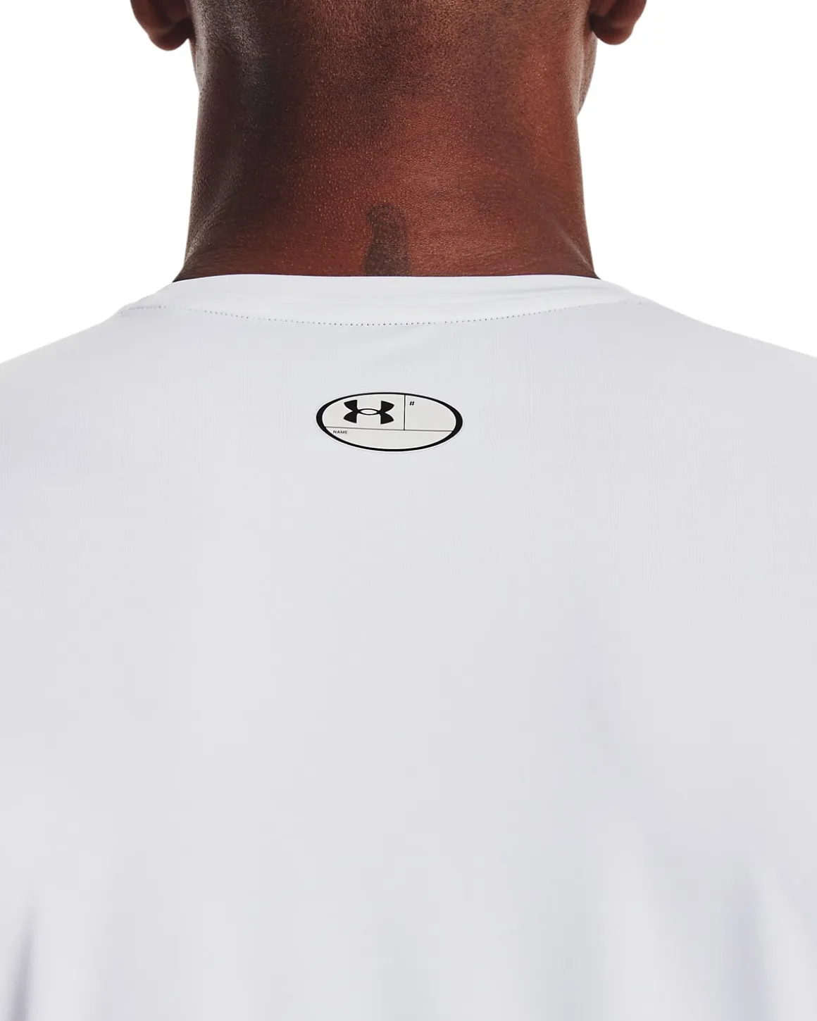 UA HG Armour Fitted SS White