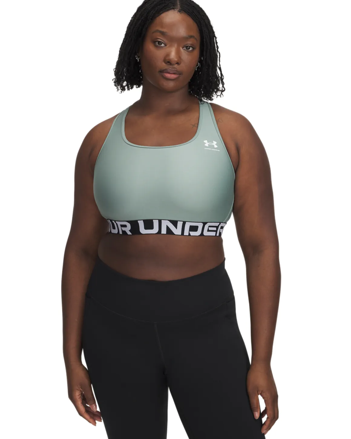 UA HG Mid Branded Silica Green