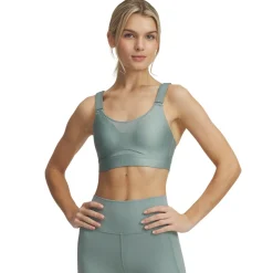 UA Infinity High 2.0 Bra Silica Green