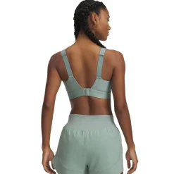 UA Infinity High 2.0 Bra Silica Green