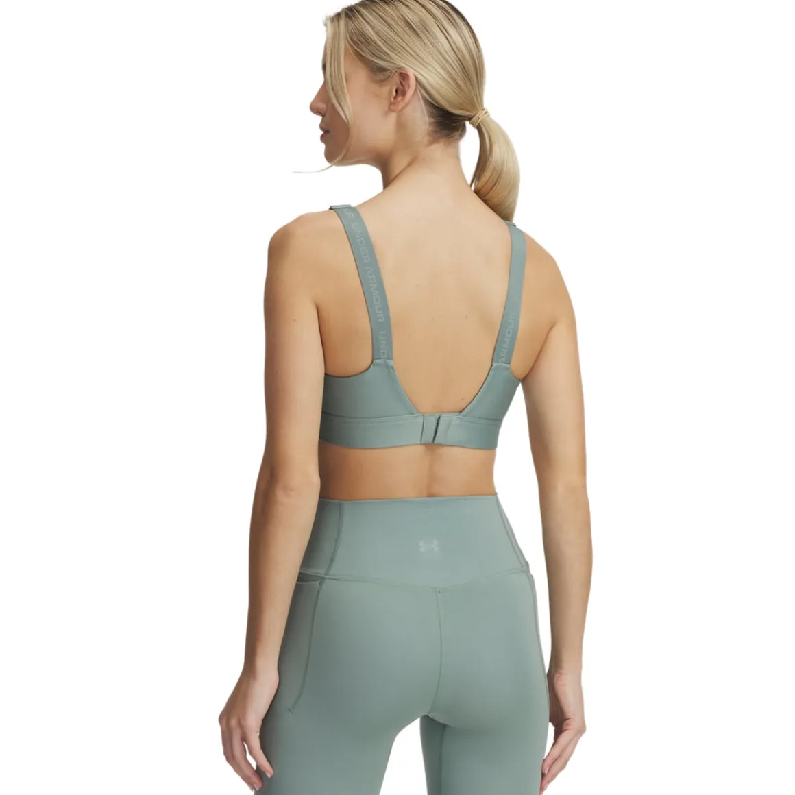 UA Infinity High 2.0 Bra Silica Green