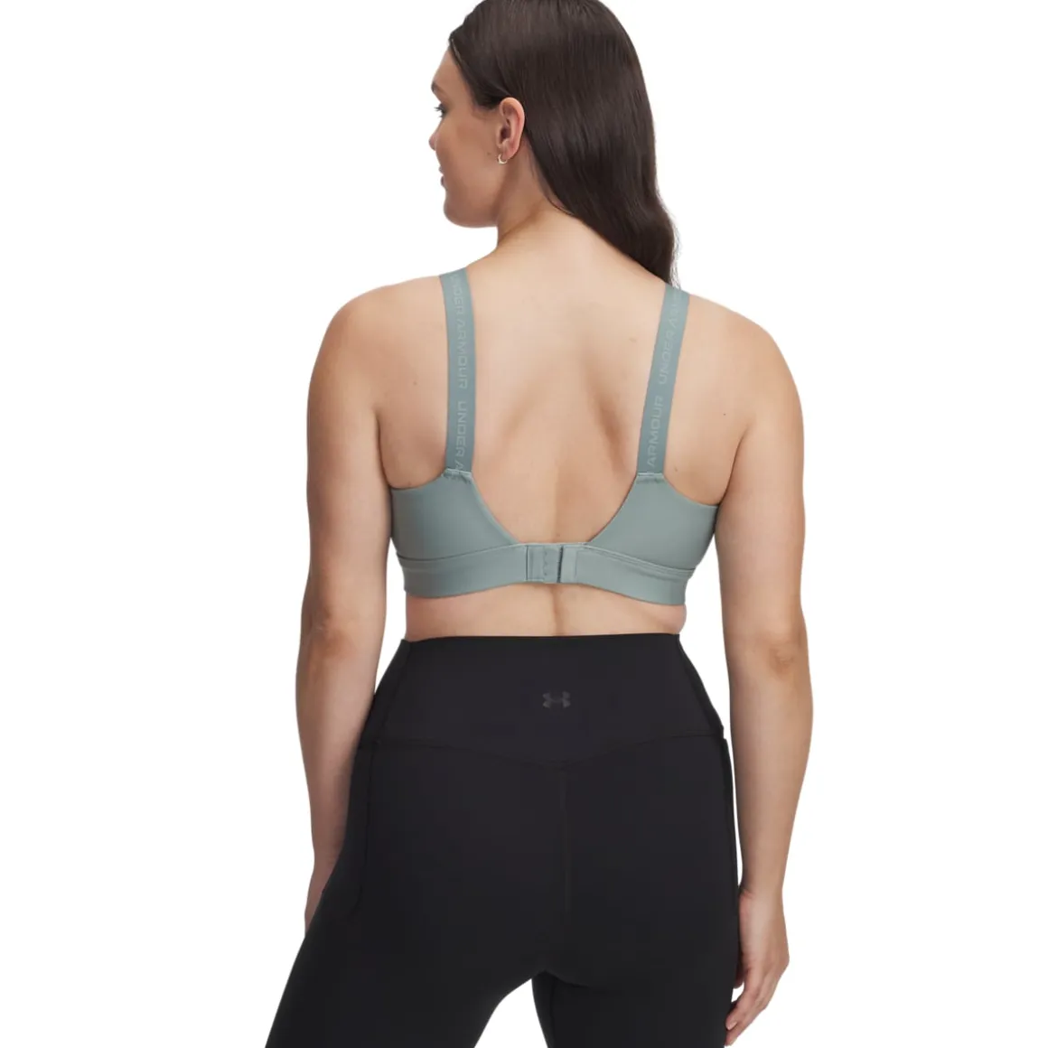 UA Infinity High 2.0 Bra Silica Green