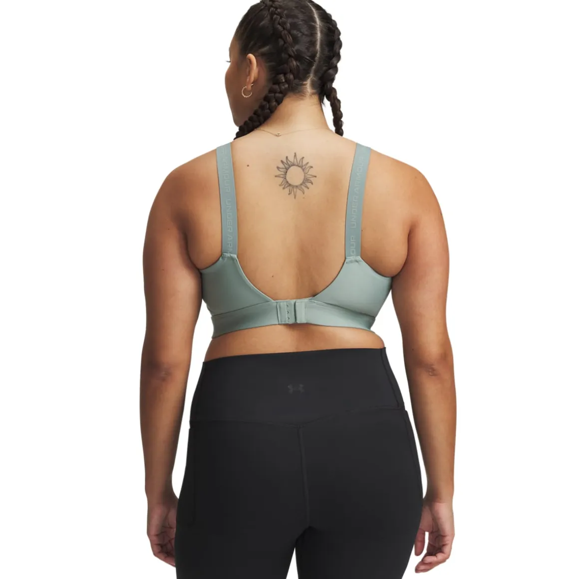 UA Infinity High 2.0 Bra Silica Green