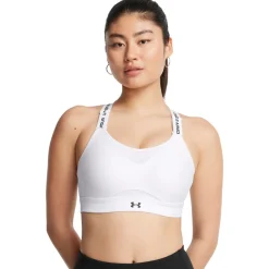 UA Infinity High 2.0 Bra White