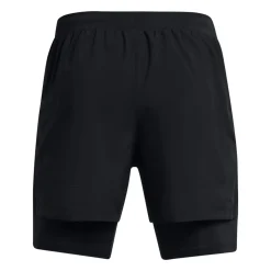 UA Launch 5″ 2-in-1 Shorts Black