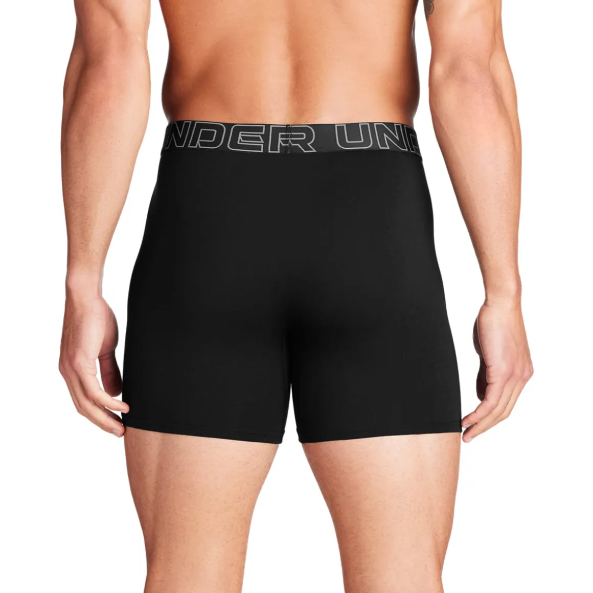 UA Performance Cotton 6″ 3-pack Black