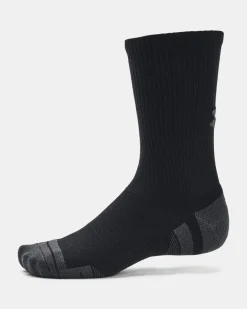 UA Performance Tech 3-pack Crew Black