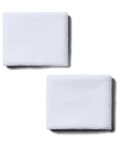 UA Performance Wristbands White – One-Size