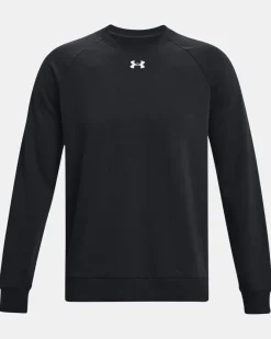 UA Rival Fleece Crew Black