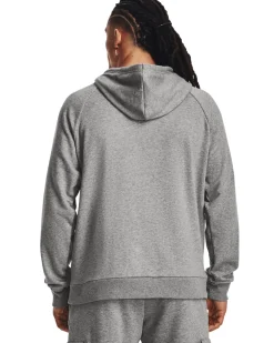 UA Rival Fleece Hoodie Castlerock Light Heather