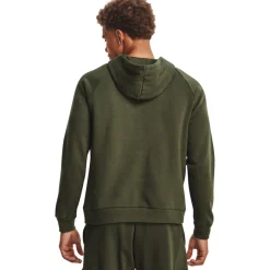 UA Rival Fleece Logo HD Marine OD Green