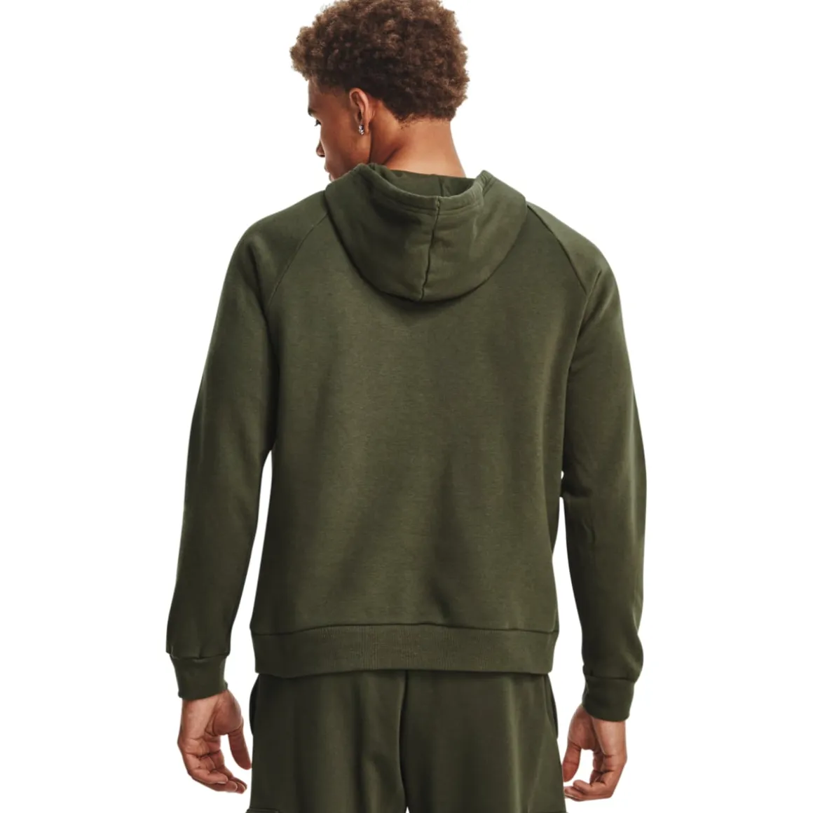 UA Rival Fleece Logo HD Marine OD Green