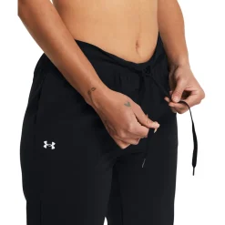 UA Rival Hi Rise Woven Pant Black
