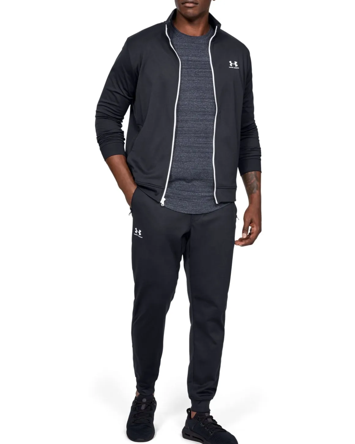 UA Sportstyle Tricot Jogger Black