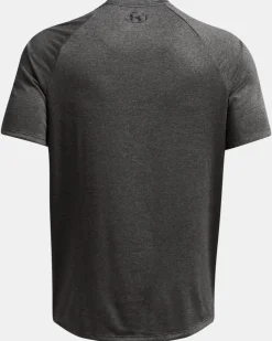 UA Tech 2.0 SS Tee Carbon Heather