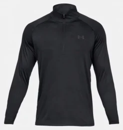 UA Tech 2.0 1/2 Zip Black
