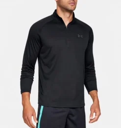 UA Tech 2.0 1/2 Zip Black